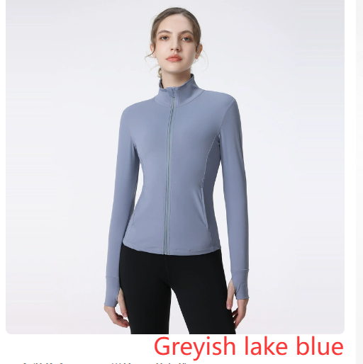 Chaqueta Deportiva con Cremallera y Manga Larga para Yoga y Correr para Mujeres