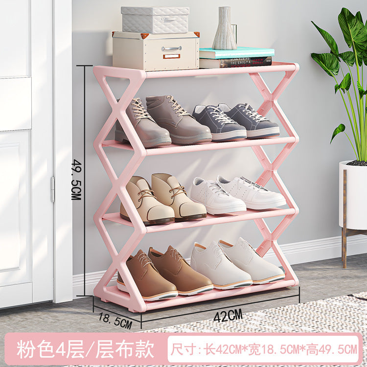 Zapatero Multifuncional X-Type de Dos Niveles