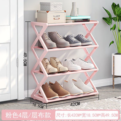 Zapatero Multifuncional X-Type de Dos Niveles