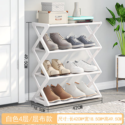 Zapatero Multifuncional X-Type de Dos Niveles