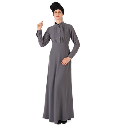Clásica Túnica Larga y Vestido para Mujeres Musulmanas
