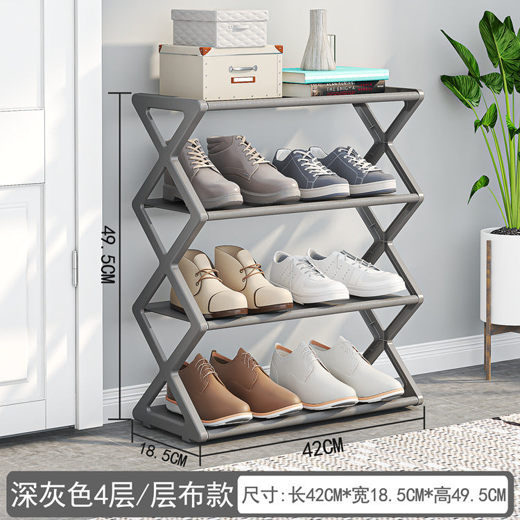 Zapatero Multifuncional X-Type de Dos Niveles