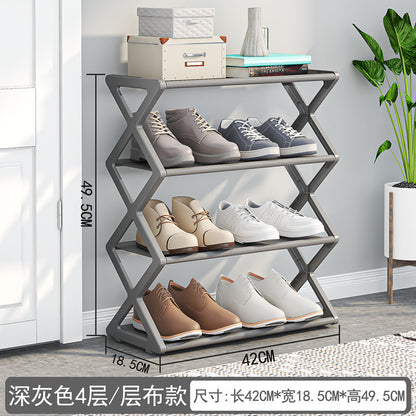 Zapatero Multifuncional X-Type de Dos Niveles