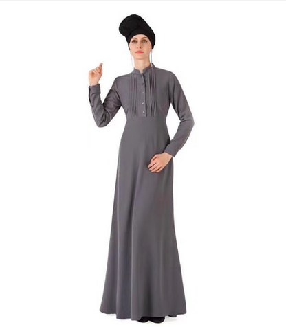 Clásica Túnica Larga y Vestido para Mujeres Musulmanas