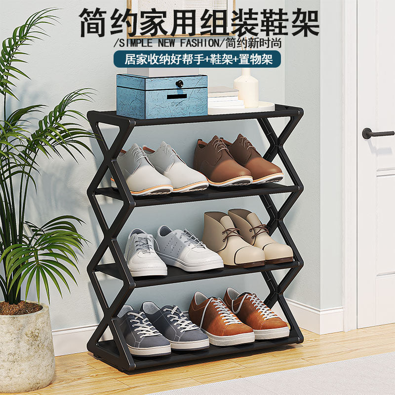 Zapatero Multifuncional X-Type de Dos Niveles